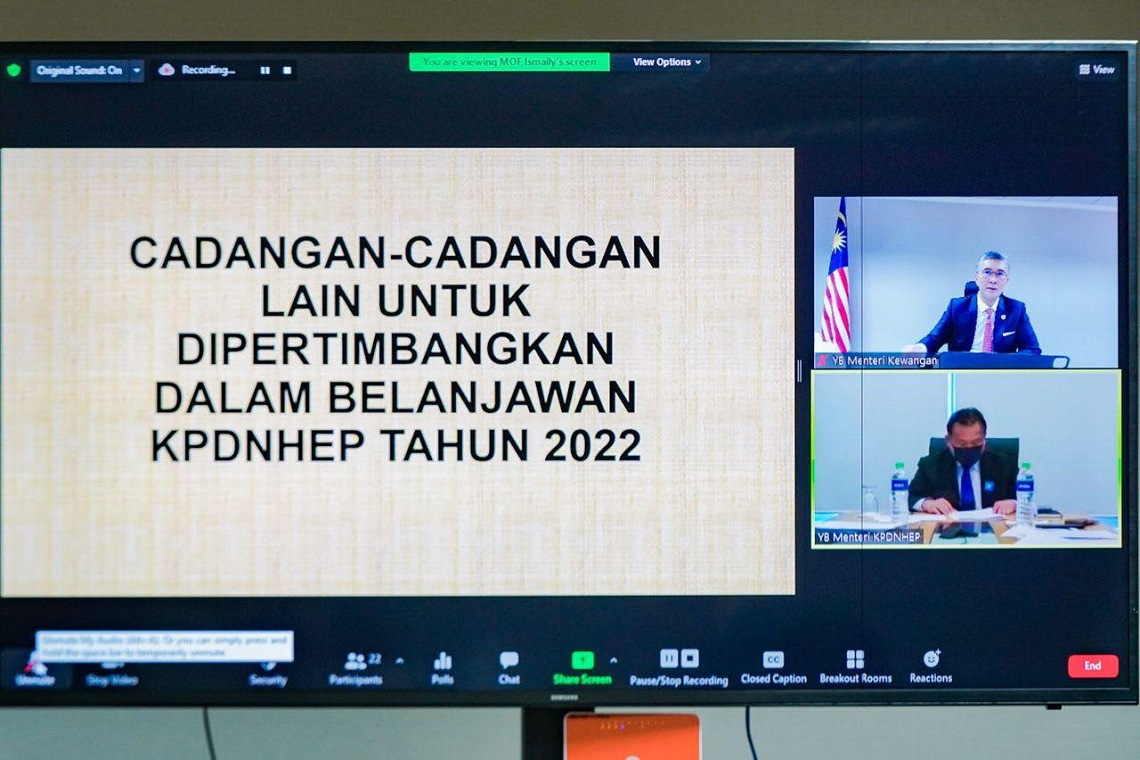 Sesi Perbincangan #Bajet2022 bersama YB Menteri Perdagangan Dalam Negeri Dan Hal Ehwal Pengguna